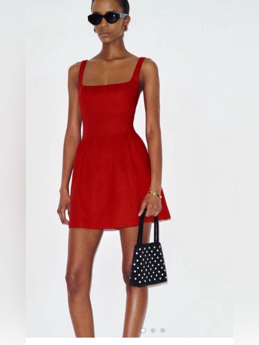 Reformation linen Janu mini dress